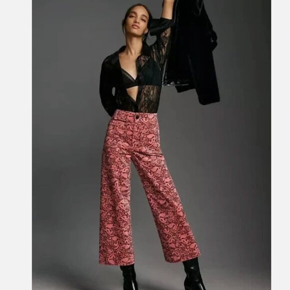 Anthropologie Pants - Anthropologie crushed velvet Collette pant